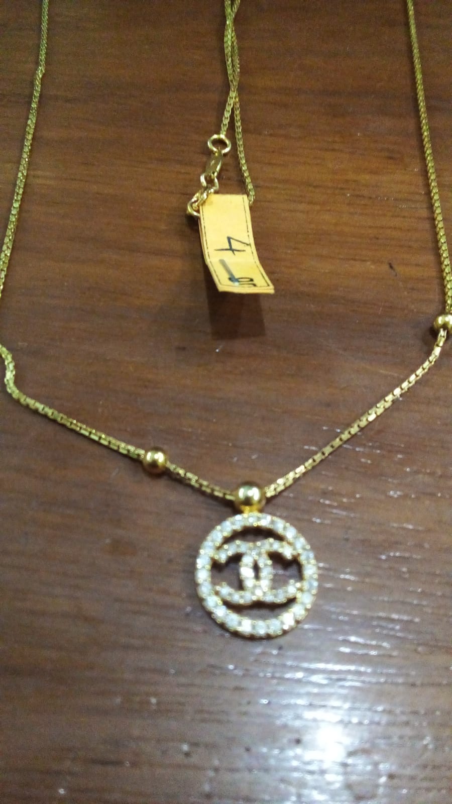 Kalung Italy Koye Chanel Full AD.