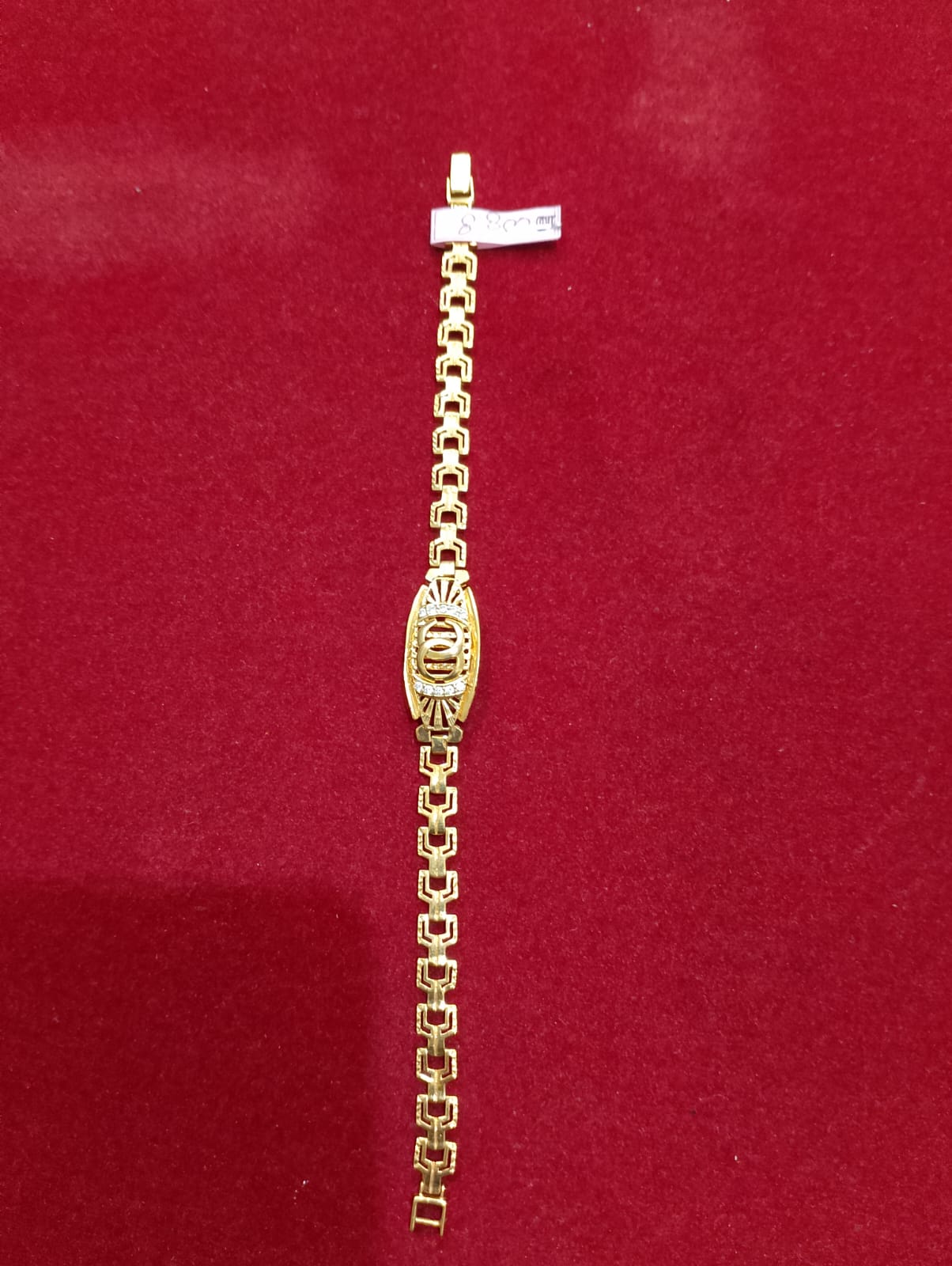 Gelang Model Plat Chanel Full AD